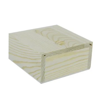 100pcs/muita Madeira de Sabão Artesanal Caixa de Embalagem de Madeira de Caixa de Jóias de Armazenamento de Caixas de 8,5*8.5*4cm