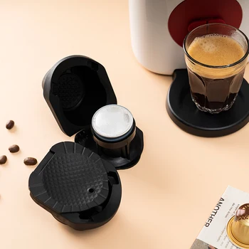 Reutilizáveis Cápsula Adaptador de Pó de Café Transformar Titular Para a Nespresso e Dolce Gusto Piccolo XS Genio Máquina de Café