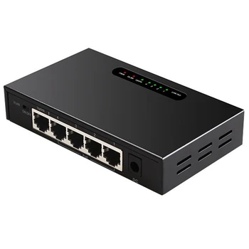 5 portas POE Switch Gigabit Ethernet Switch de Rede Com Função de VLAN Para a Câmera Plug UE