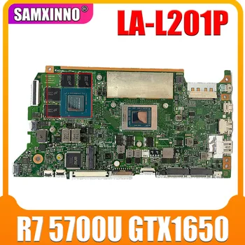 LA-L201P placa Mãe para Acer SFX14-41G Laptop placa-Mãe com CPU R7 5700U 16G de memória RAM GPU GTX1650 4G, Teste de 100% Trabalho
