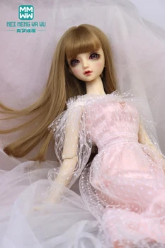 58-60 cm BJD Boneca Roupas 1/3 SD DD Brinquedos Ball Jointed Doll Moda vestido de noite saia de gaze Branca, rosa, preto