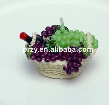 a vela do molde de silicone sabão molde de sabão artesanal molde 3D de uva de vinho, cesta de frutas fondant de decoração do Bolo de molde